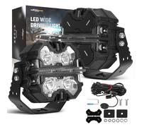 5" LED Pod Light Bar White Amber DRL For Truck SUV ATV UTV Marine Excavator IP68