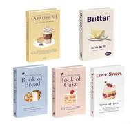 5 libri di simulazione di carta da utilizzare come oggetti decorativi e oggetti di scena fotografici, imballati piatti e pronti per il montaggio (A)