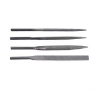 5 lime pneumatiche ad aria per sbavare e modellare vetro, metallo, roccia e legno, piccole lime da 5 x 140 mm con tipi piatti, semicircolari, triangolari e rotondi (lima semicircolare)