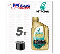 5 LITRI 5LT OLIO MOTORE PETRONAS SYNTIUM 3000 AV 5W-40 + FILTRO OLIO