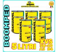 5 LITRI Bardahl Bardhal Technos 5W40 XVS A3 B4 Olio Motore Auto Sintetico 05BD67