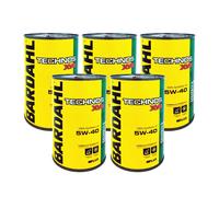 5 LITRI Bardahl Bardhal Technos 5W40 XVS A3 B4 Olio Motore Auto Sintetico 05BD67