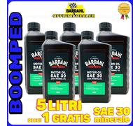 5 LITRI Bardahl Classic sae 30 motor oil olio motore auto e moto d'epoca 05BD05
