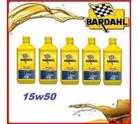 5 Litri BARDAHL XTM 15W50 SYNT Polarplus Olio Motore Moto 4T
