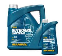 5 Litri MANNOL Outboard Universale 7208 API TC NMMA TC-W2 2-T-Motori Fuori Bordo