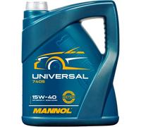 Mannol SAE 15W-40 Universale Olio Motore, Api Sn CH4, 5 Litro