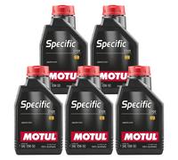 5 Litri MOTUL SPECIFIC 0101 10W50 Olio Motore Sintetico per Abarth 1.4 TJet