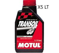 5 Litri OLIO CAMBIO MOTO 2T/4T 10W30 MOTUL TRANSOIL 105894