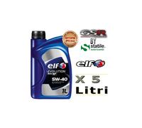 5 Litri Olio-Lubrificante Elf 5w40 Evolution 900 Nf Lt.1