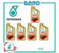 5 Litri Olio Miscela Petronas Sprinta T900 Scooter Piaggio - Gilera