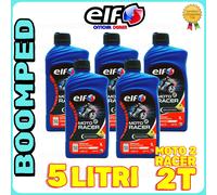 5 LITRI OLIO MIX MISCELATORE ELF MOTO 2 RACER 2 TEMPI NO FUMO 05ET03