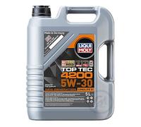 5 LITRI OLIO MOTORE 5W30 ACEA C3 / C2 LIQUI MOLY TOP TEC 4200 NEW GENERATION