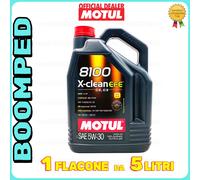MOTUL - Olio Motore 8100 X-CLEAN EFE C2 C3 x 5 Litri