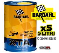 Olio motore sintetico 5w-40 xta polarplus mplus bardahl premium quality 1 litro