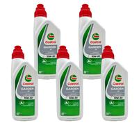 5 Litri Olio Motore Castrol Garden 4T 10W30 Confezione da 5x1L