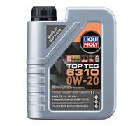 LIQUI MOLY | Top Tec 6310 0W-20 | 5 L | Oli motore | Pieno sintetico avanzato | SKU: 21882