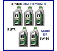 3 LITRI OLIO MOTORE MOBIL 1 ESP 5W30 ACEA C3 API SP MERCEDES BMW