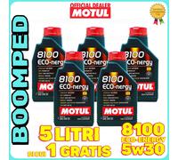 5 Litri Olio Motore Motul 8100 Eco-Nergy 5W30 Jaguar Land Rover SP A5/B5 05MO71