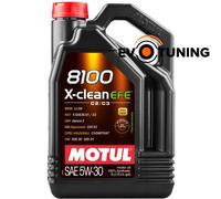 5 Litri Olio Motore Motul 8100 X-Clean 5W30 EFE C2 C3 auto FIAT 9.55535 S1 S3