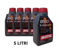 5 Litri OLIO MOTORE MOTUL 8100 X-CLEAN GEN2 5W40 OLIO MOTORE BMW LL-04 C3 API SP