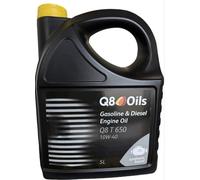 5 Litri Olio Motore Q8 T 650 10W40-ACEA A3/B4 API CF/SL VAG VW505,00 MB 229.1