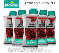 5 Litri olio MOTOREX CROSS POWER 2 TEMPI 100% SINTETICO - Motocross KTM Cross