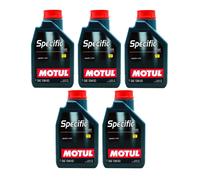 5 LITRI Olio MOTUL Specific Abarth 0101 10W50 Fiat 500 Abarth 500 595 05MO79