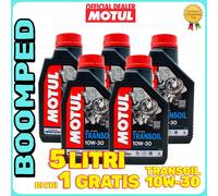 5 LITRI OLIO MOTUL TRANSOIL SAE 10W-30 PIAGGIO VESPA APE LAMBRETTA 05MO03
