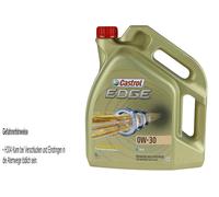 5 Litri Originale Castrol Olio Motore EDGE 0W-30