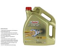 5 Litri Originale Castrol Olio Motore EDGE 5W-40