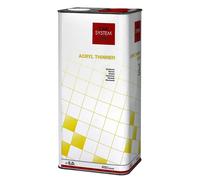 5 Litro Cs Diluente Acrilico Normale Vernice Auto, Base, Lackpoint Nuovo