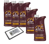 5 Litro MANNOL Trasmissione Atf Jws Filtro Olio per Jeep Cherokee 4.0i 4x4