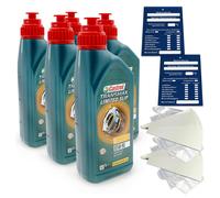 5 Litro Originale Castrol Transmax Limited Slip Z 85W90 Axle Fluido Cambio Set