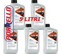 5 LT LIQUIDO OLIO IDROGUIDA TRASMISSIONE CAMBIO AUTOMATICO TOPGEAR 75W90 HC