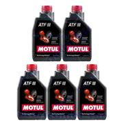 5 Lt Litri Olio Idroguida Trasmissioni Servosterzo Atf Motul Dexron III 3 ROSSO