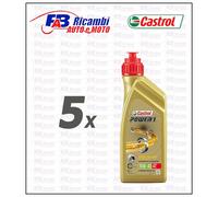 5 LT LITRI OLIO MOTORE 4T 4 TEMPI CASTROL POWER 1 4T 10W40
