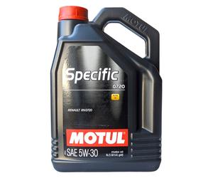 5 LT MOTUL SPECIFIC 0720 5W30 Olio motore sintetico per Diesel Renault con DPF