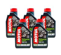 5 LT MOTUL TRANSOIL EXPERT 10W-40 FRIZIONE A BAGNO D'OLIO MOTO 2T 4T 05MO02