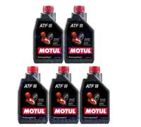 5 Lt Olio Idroguida Trasmissioni Servosterzo Atf Motul Dexron III 3 ROSSO