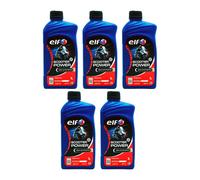 5 LT OLIO MISCELA MOTO MOTORE ELF SCOOTER 2 POWER VESPA PIAGGIO SINTETICO 05ET02