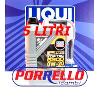 5 LT OLIO MOTORE 0W20 ACEA C5 LIQUI MOLY TOP TEC 6200 PER FORD PORSCHE VW