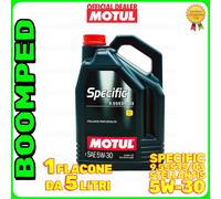5 LT Olio Motore 5W30 Motul Specific 9.55535/03 Sintetico C3 PSA B71 2297 MO80