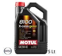 Motul 8100 X-cess 5w40 5l Motor Oil Trasparente