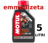 5 LT Olio Motore Motul 7100 5w40 / nuovo 104086
