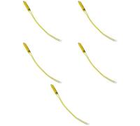 5 LUCI DI CORTESIA PER MODULI ASSIALI, GIALLO, COMPATIBILE CON BTICINO LIVING, SPIA LUMINOSA PER INTERRUTTORI E PULSANTI, MODULI E FRUTTI 100% COMPATIBILI, MATERIALI DI ALTA QUALITA'