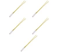 5 LUCI DI CORTESIA PER MODULI, GIALLO, COMPATIBILE CON VIMAR PLANA, SPIA LUMINOSA PER INTERRUTTORI E PULSANTI, MODULI E FRUTTI 100% COMPATIBILI, MATERIALI DI ALTA QUALITA'