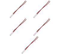5 LUCI DI CORTESIA PER MODULI, ROSSO, COMPATIBILE CON VIMAR PLANA, SPIA LUMINOSA PER INTERRUTTORI E PULSANTI, MODULI E FRUTTI 100% COMPATIBILI, MATERIALI DI ALTA QUALITA'