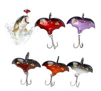 5 LURS Bass - MINNOOD Press, Bait Artifical Flessibile | Ingranaggio da Robusto, placcatore da Bagno d'acqua superiore, Tappo di Movimento Naturale, Attrezzatura da Caccia alla Trota,