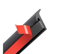 5 m/16.5 ft striscia di tenuta universale in gomma autoadesiva per finestra e universale guarnizione porta tipo t, insonorizzazione auto per bagagliaio, portiere, vano motore (10 x 8 mm)