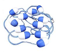 5 m/16ft Piscina Sicurezza Divisore Floating Rope Nylon con boe a 11 palline, facile da installare la corda di divisori rimovibili e resistenti a piscina impermeabile per piscine